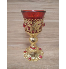 Лампада настольная с золочением