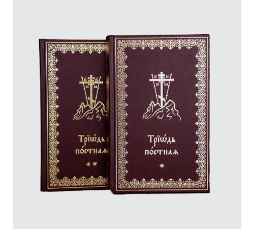 Триодь постная на церковнославянском языке в 2-х томах