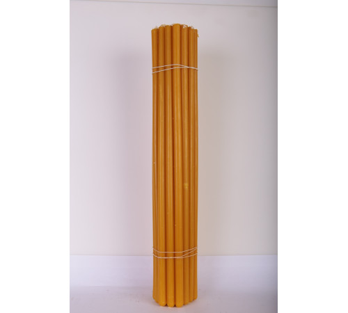 Восковые свечи Алтарные (длина 40 см) 10 шт.