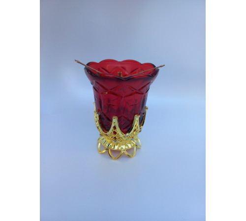 Лампада настольная (красная)