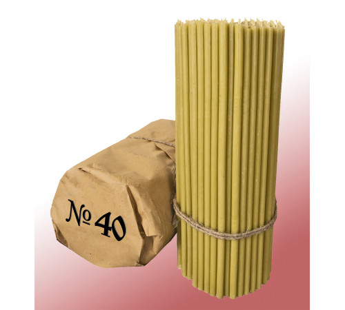 Свечи восковые 40 (2 кг)