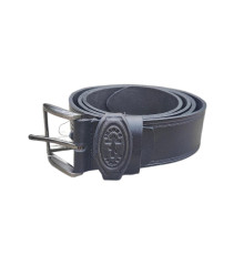 Ремень, портупея, кожаный с молитвами снаружи 1300х40мм. Кожаная портупея с православными молитвами