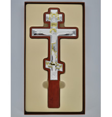 Хрест Напрестольний срібло і дерево